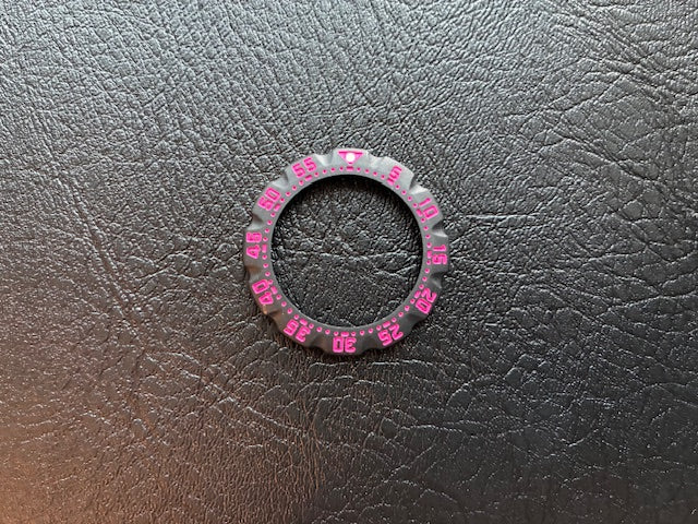 TAG Heuer WA1217 34mm Black, Purple Midsize Bezel For Vintage Watches.