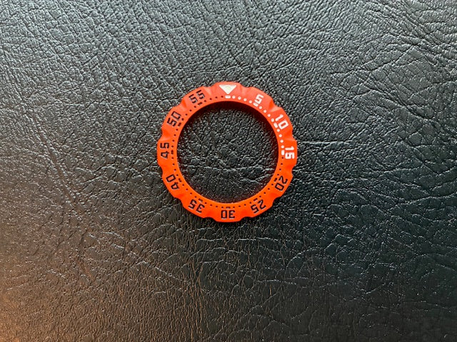 TAG Heuer WA1213 34mm Orange Midsize Bezel For Vintage Watches.
