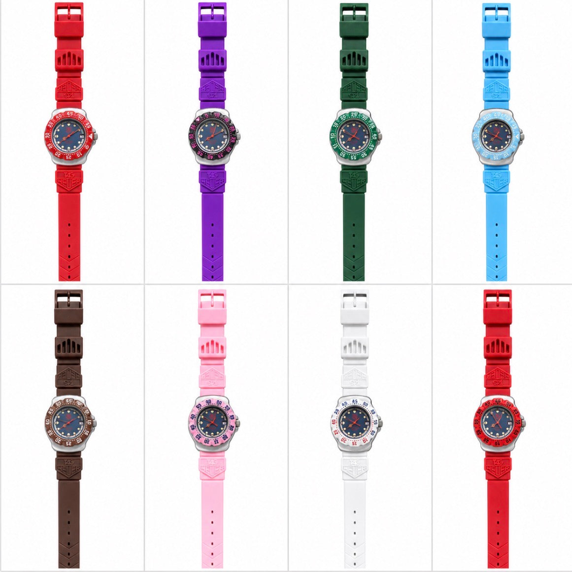 TAG Heuer Formula 1 Bezel & Strap Set for Vintage Midsize Watches WA1210 - WA1219