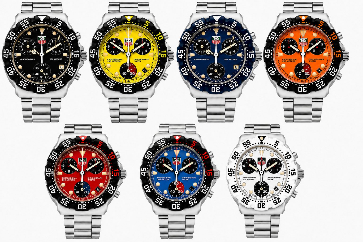 Chronograph 36mm Bezels for TAG Heuer Formula 1 Series 1 CA1210 TO CA1215, 570.513, 570.513T,470.513