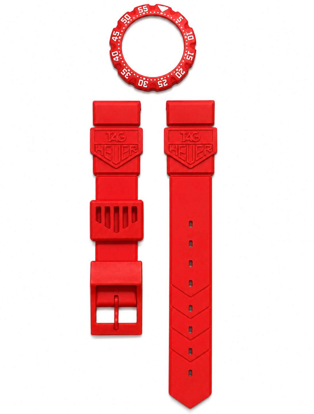 TAG Heuer Formula 1 Red vintage midsize bezel and strap set WA1210 to WA1219