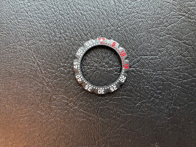 TAG Heuer WA1211 34mm black red white midsize Formula 1 replacement bezel