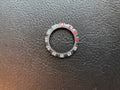 TAG Heuer WA1211 34mm Black, Red, White Midsize Bezel For Vintage Watches.